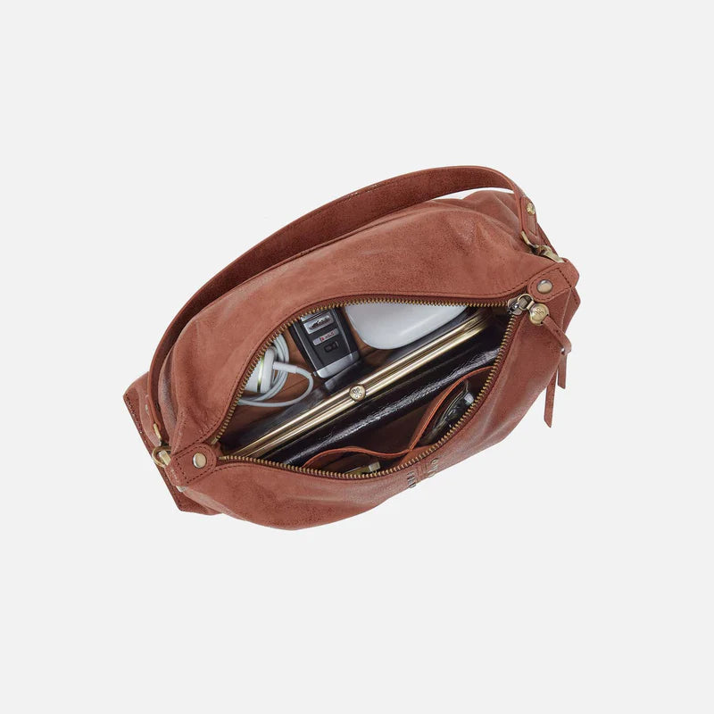 Hobo Avon Shoulder Bag in Burnished Saddle