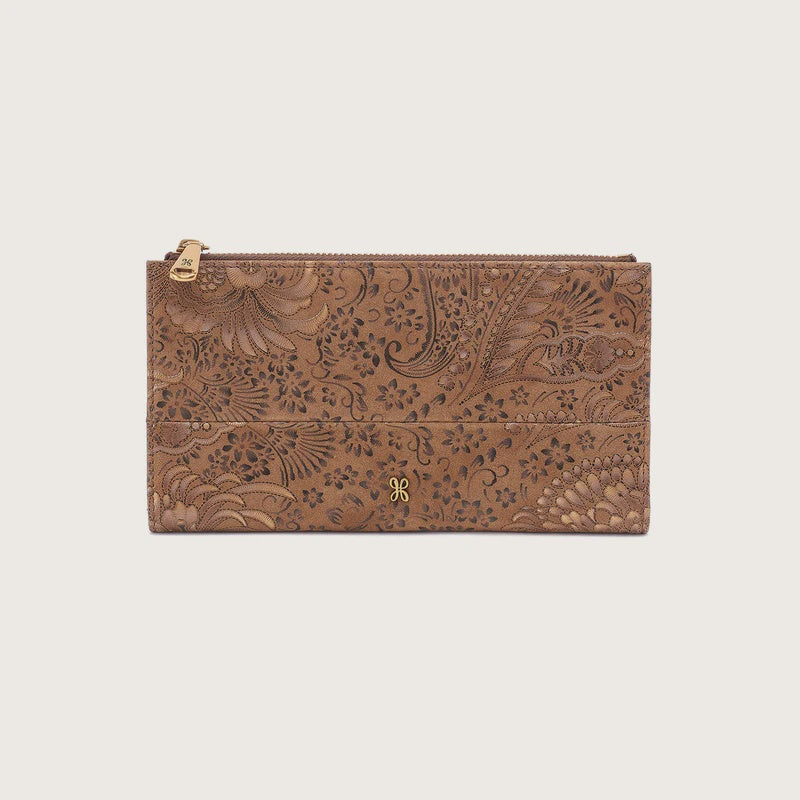 Hobo Jill Large Bifold Wallet in Mink Folklore