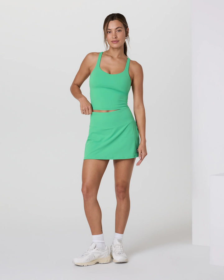 vuori Women's Volley Skirt in Light Bergamot