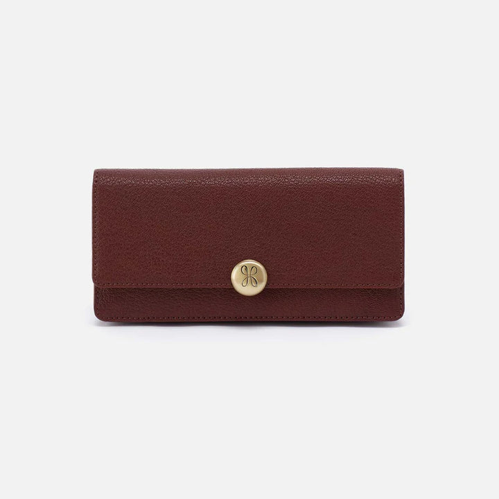Hobo Hutton Large Wallet in Brown Bear