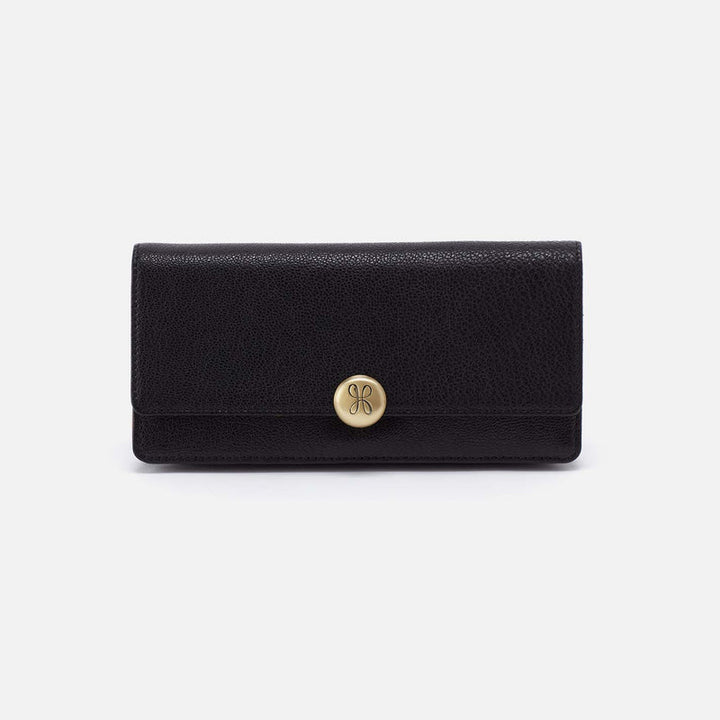 Hobo Hutton Large Wallet in Black
