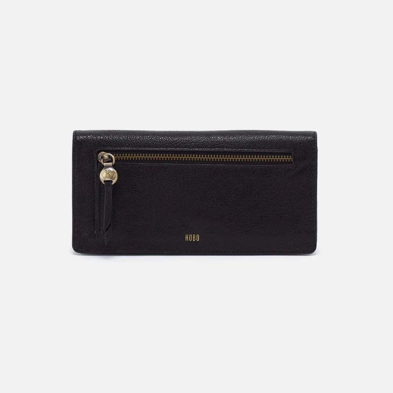 Hobo Hutton Large Wallet in Black