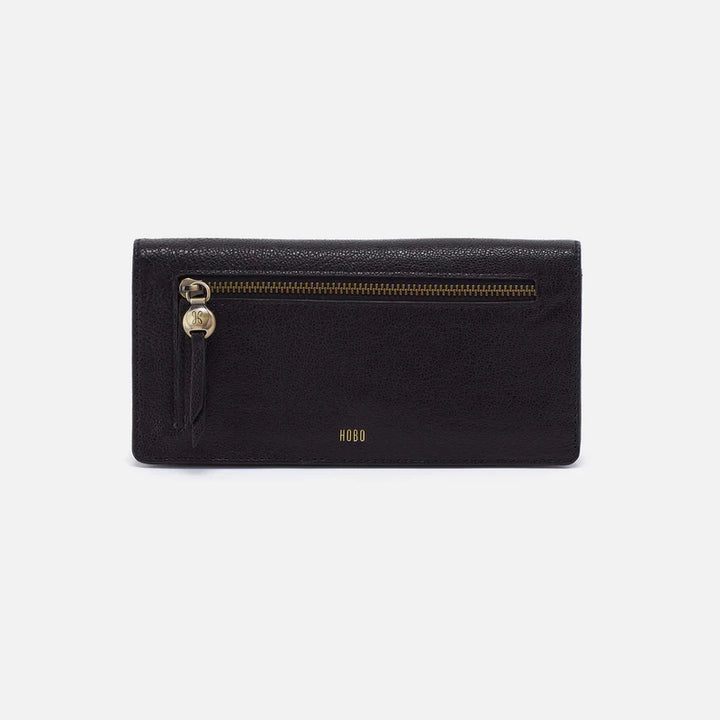 Hobo Hutton Large Wallet in Black
