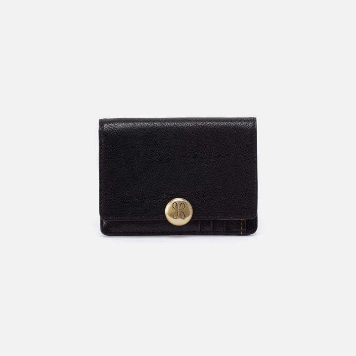 Hobo Hutton Small Wallet in Black