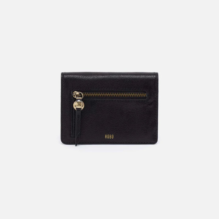 Hobo Hutton Small Wallet in Black