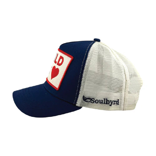 Wild at Heart Trucker in Navy