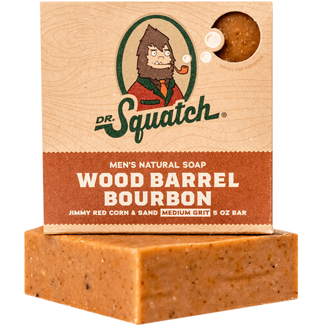 DR. SQUATCH - WOOD BARREL BOURBON SOAP