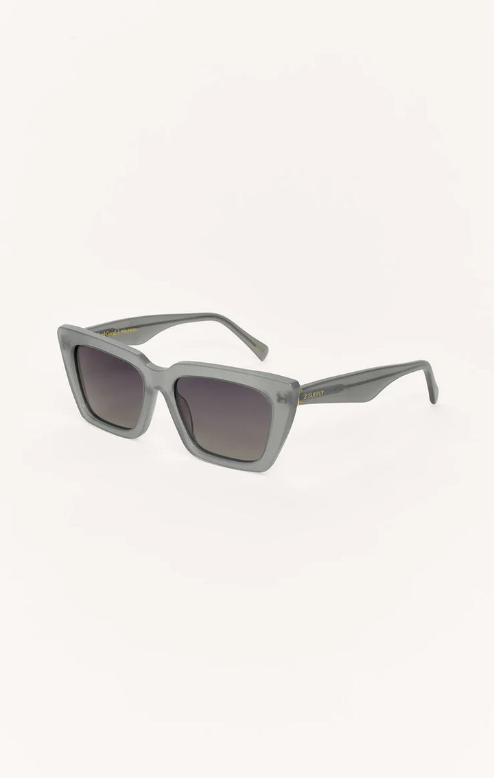 Z Supply Feel Good Polarized Sunglasses in Pewter - Gradient