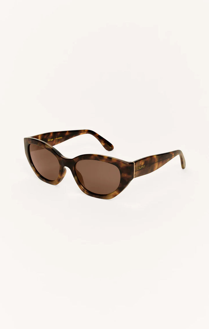 Z Supply Mirage Polarized Sunglasses in Brown Tortoise - Brown