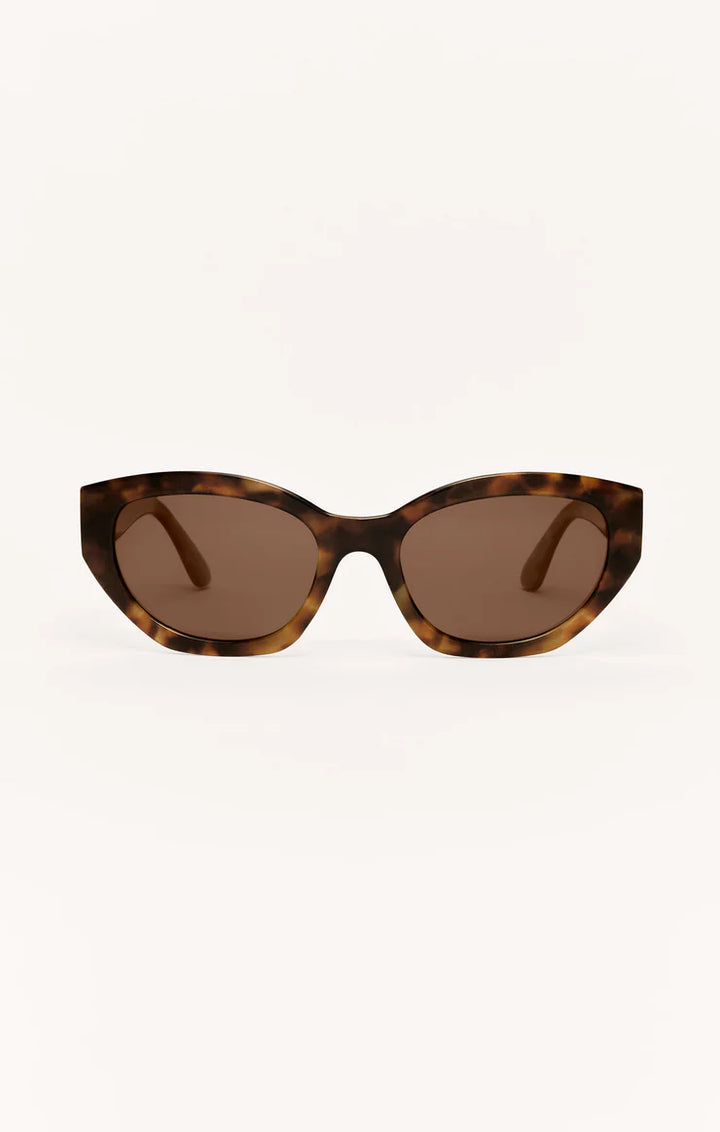 Z Supply Mirage Polarized Sunglasses in Brown Tortoise - Brown