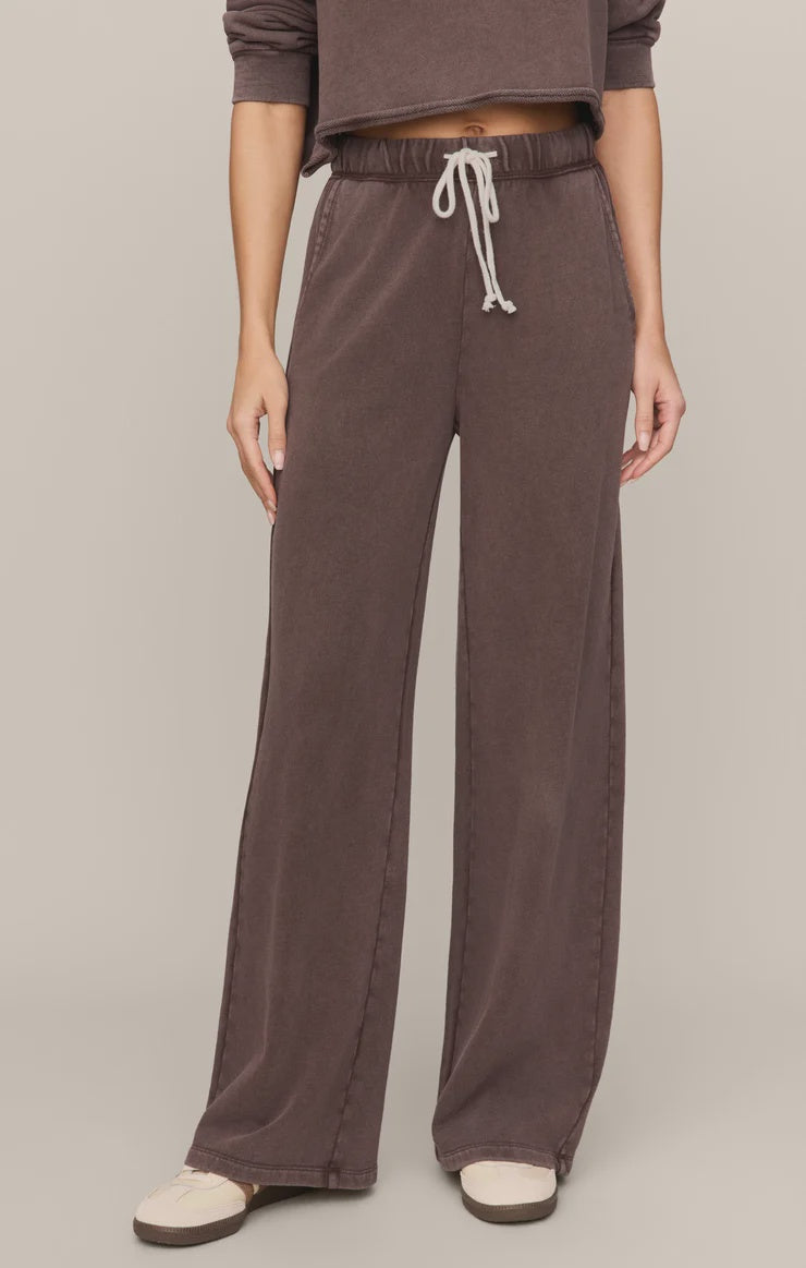 Z Supply Hunter Knit Pant in Dark Chocolate