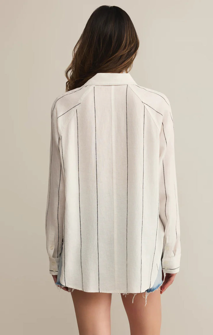Z Supply The Perfect Line Top in White