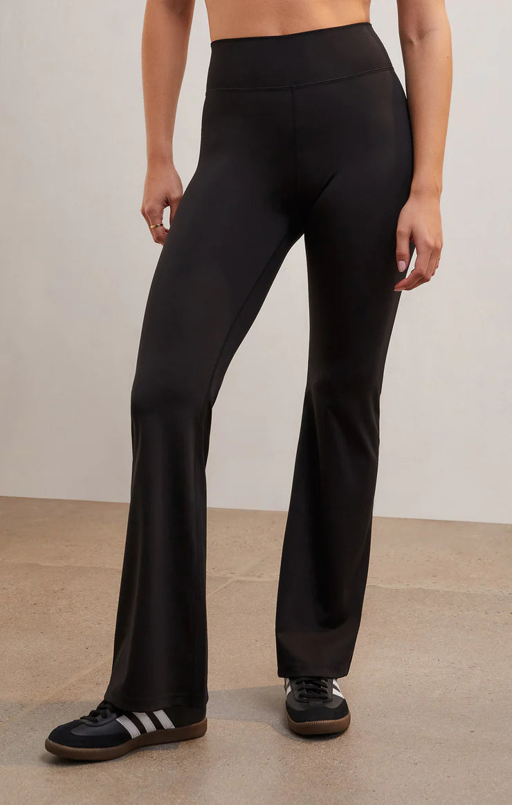 Z Supply Wear Me Out Flare Pant in Black
