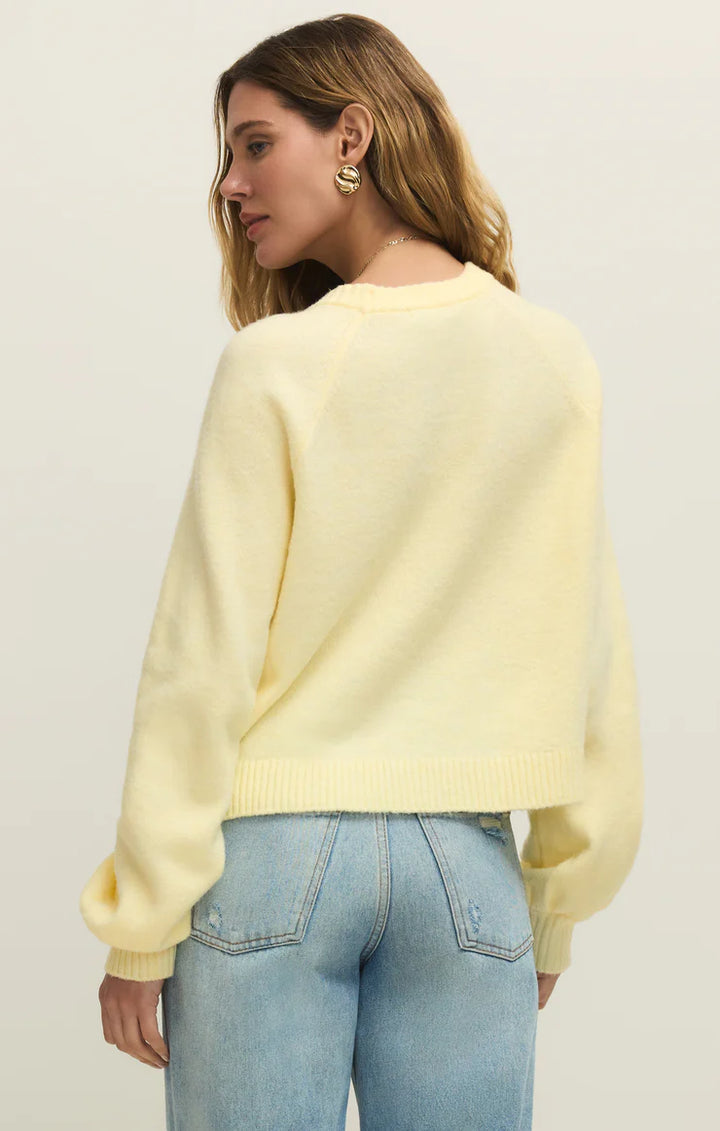 Z Supply Coming Up Cozy Sweater in Pineapple