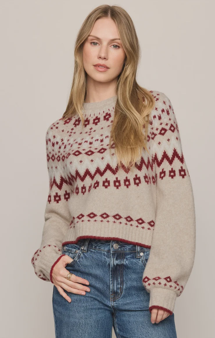 Z Supply String The Lights Fair Isle Sweater
