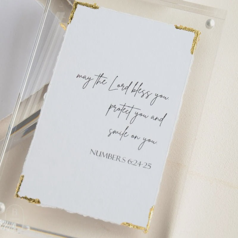 Eva Belle May The Lord Bless You Frame