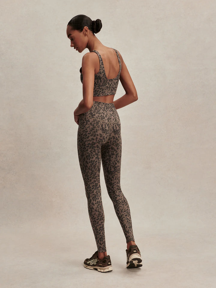 Varley FreeSoft™ High-Rise Legging 25" in Brown Contrast Cheetah