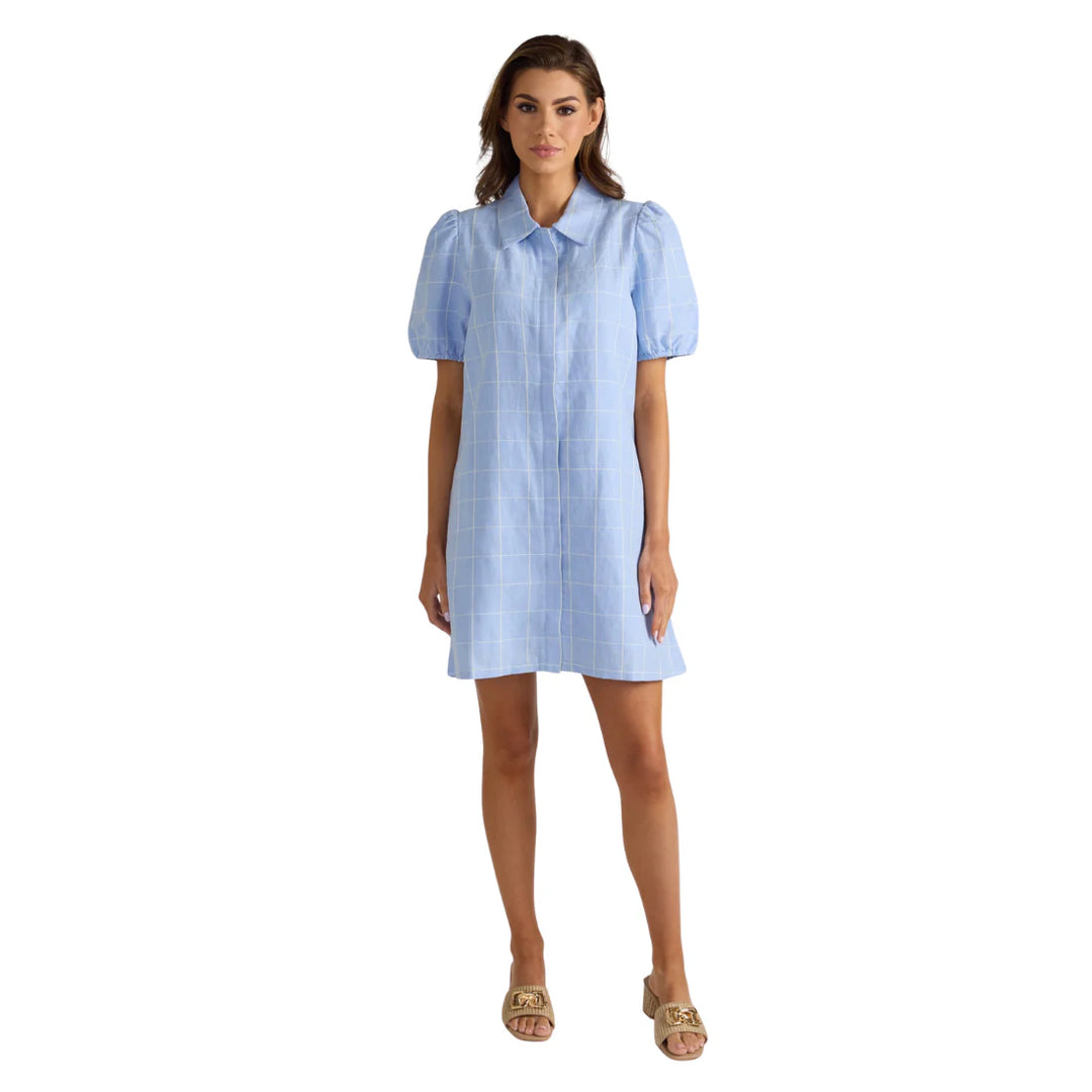 Thomas & Lourdes Anderson Dress Window Pane