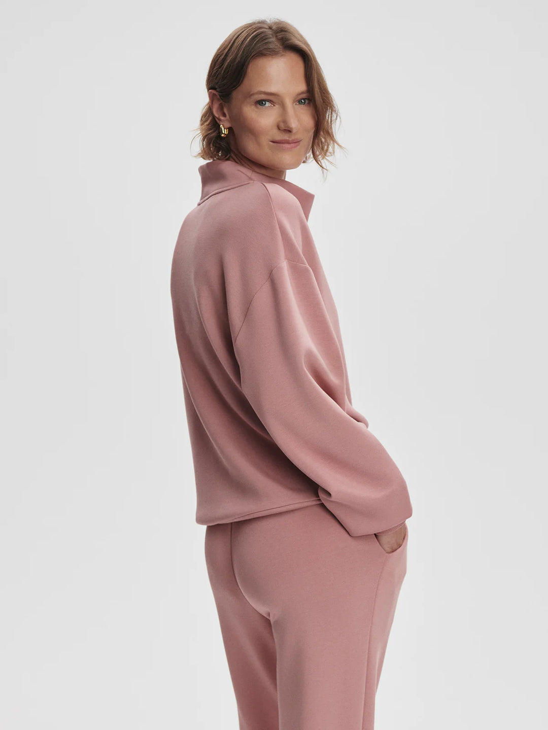 Varley Betsy Sweat in Ash Rose