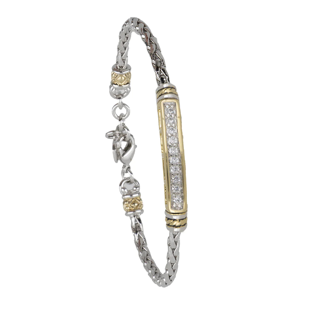 John Medeiros Celebration Petite Pavé - Bar Single Strand Bracelet