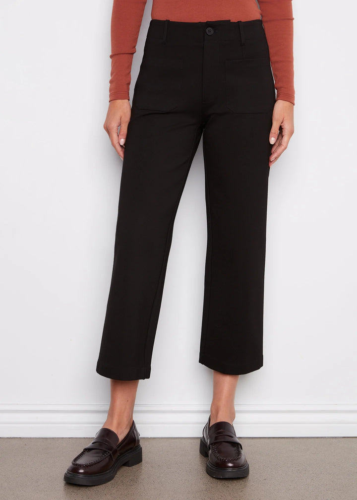 Charlie B Wide Leg Pants in Black