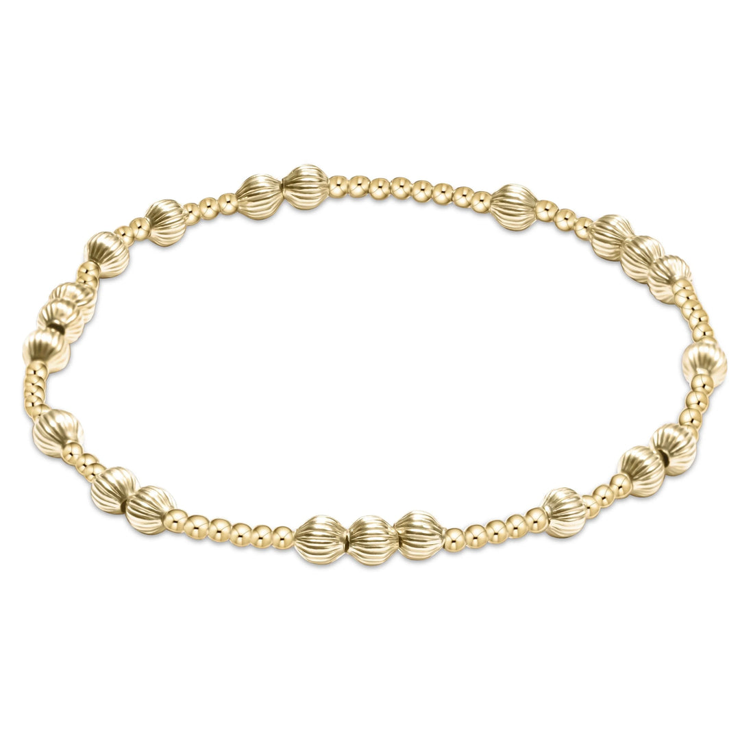 Enewton hope unwritten dignity 4mm bead bracelet - gold
