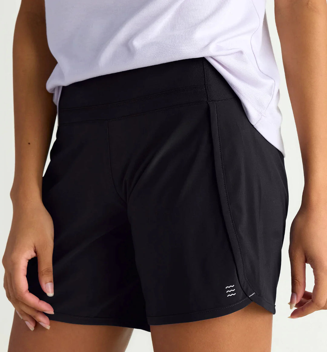 Free Fly Women's Bamboo Lined Breeze Short – 6" in Black