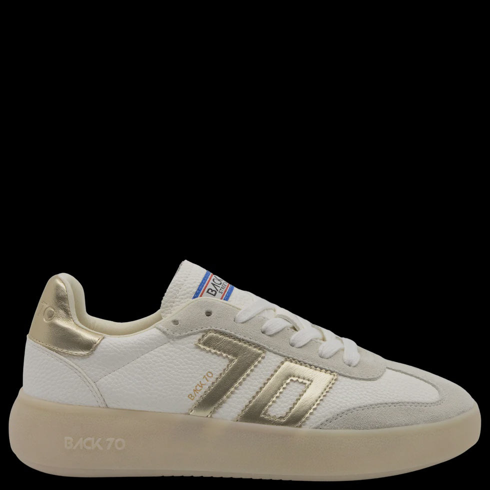 Back 70 BROOKLYN L26 in METALLIC GOLD Sneakers