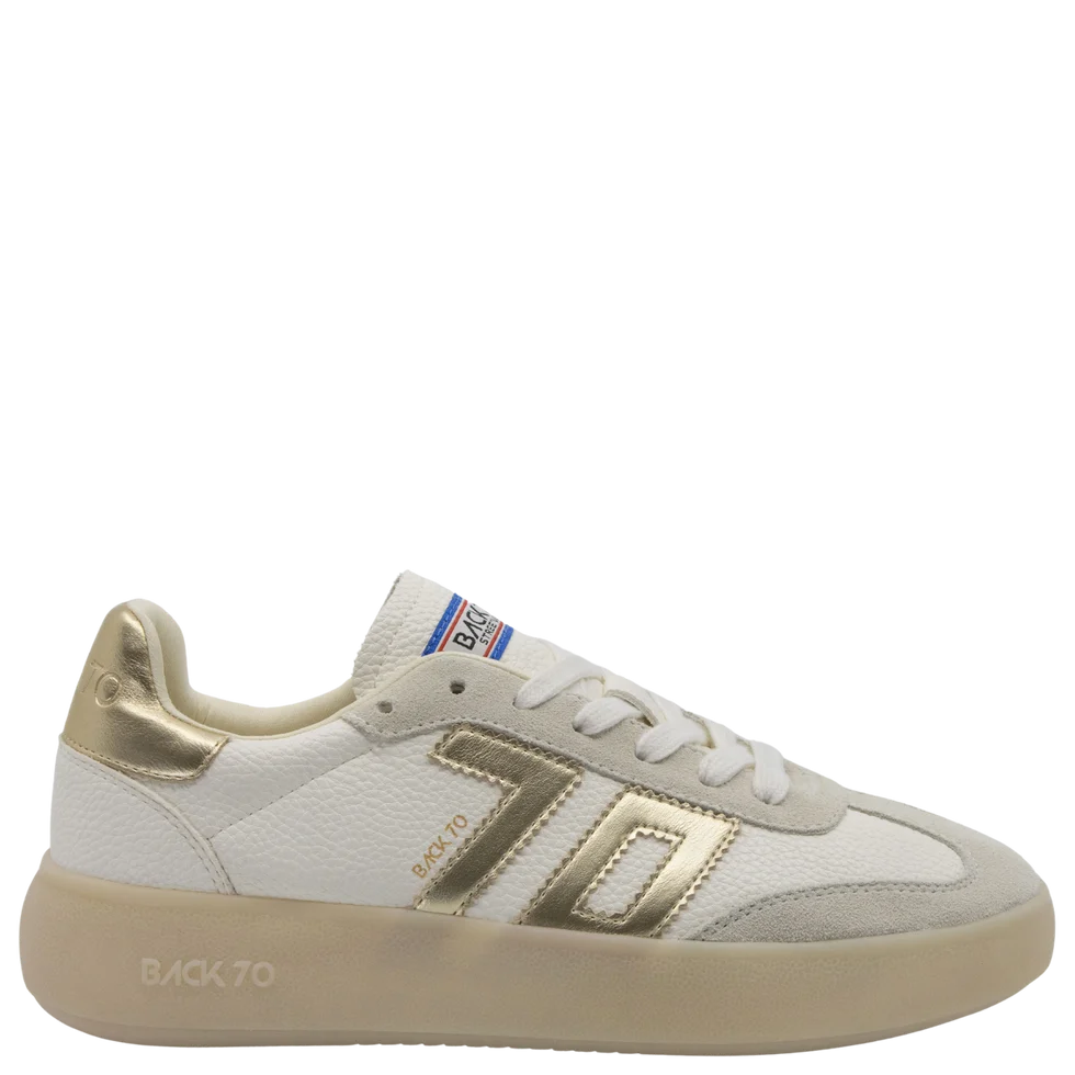 Back 70 BROOKLYN L26 in METALLIC GOLD Sneakers
