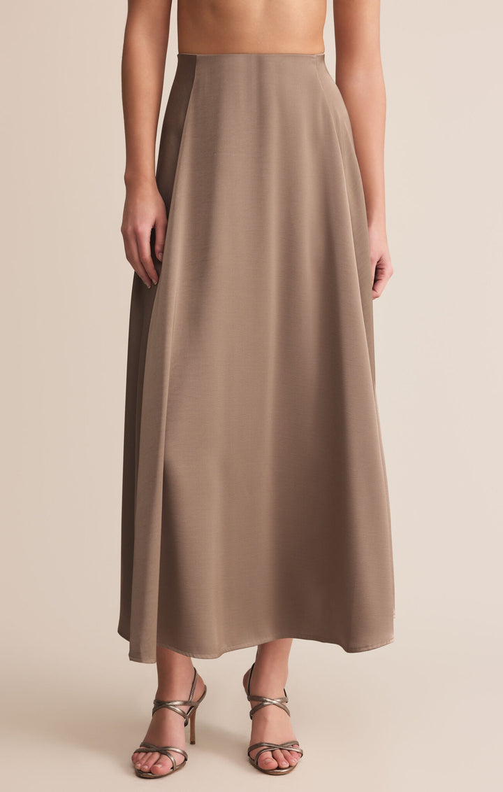 Z Supply Northpointe Midi Skirt in Moonlight