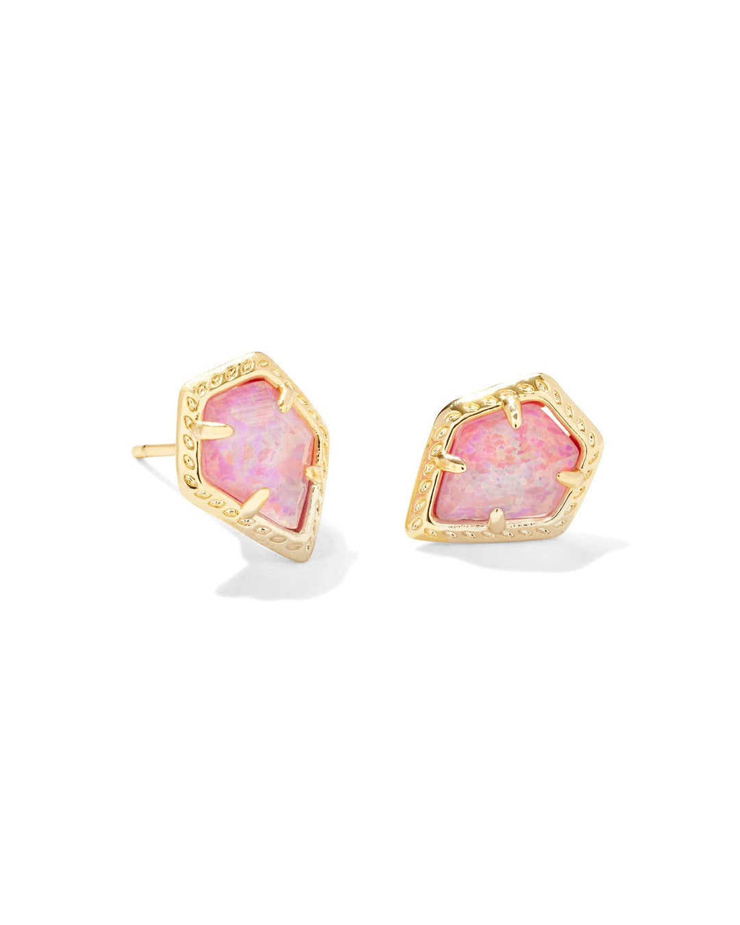 Kendra Scott Framed Tessa Stud Earring in Rose Pink Opal
