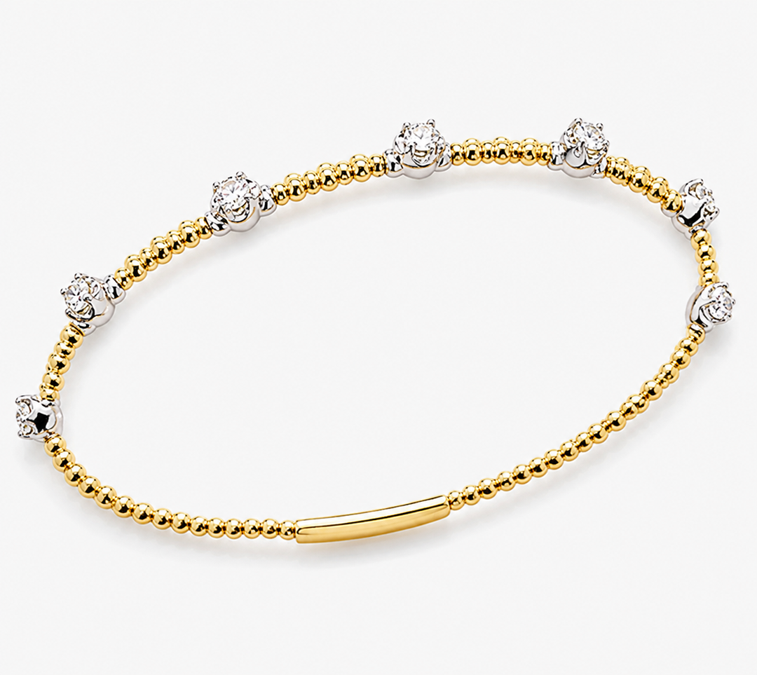 Heera Moti 7 Diamond Bracelet