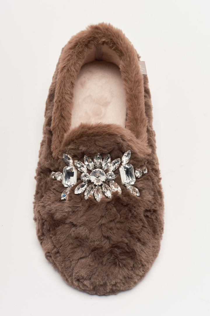 Free People Slumber Party Loafer in Chocolate