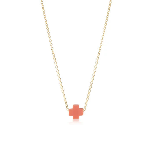 enewton 16" Necklace Gold - Signature Small Cross