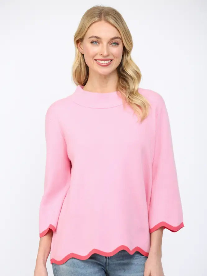 Here All Along Sweater in Pink