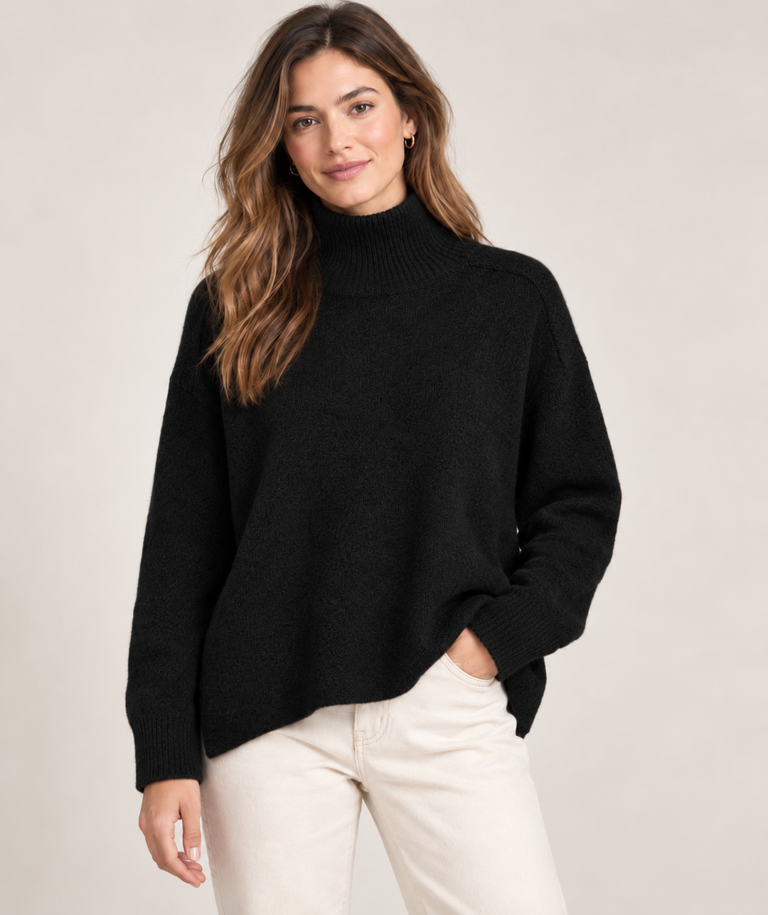 Echo Turtleneck in Black
