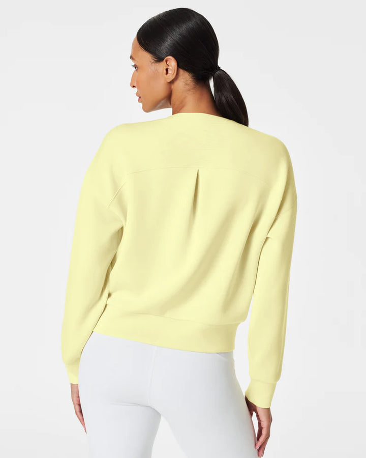 Spanx AirEssentials Crew in Lemon Lime