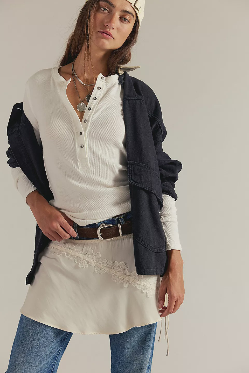 Free People WTF Jamie Henley in Ivory