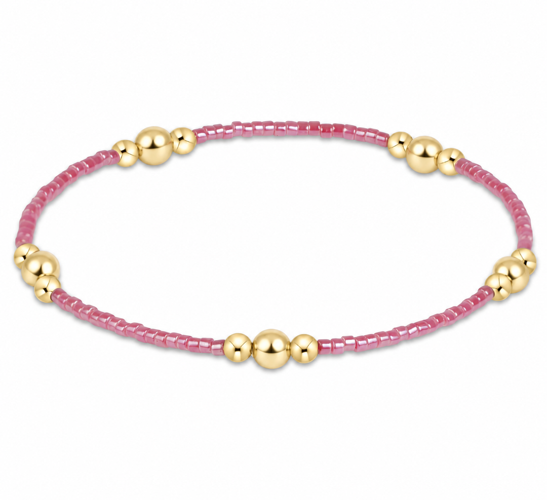 enewton hope purpose gold bracelet - pink champagne