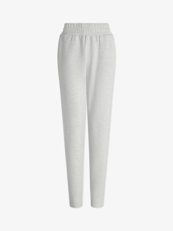 Varley The Slim Zip Hem Pant 29.5 in Ivory Marl