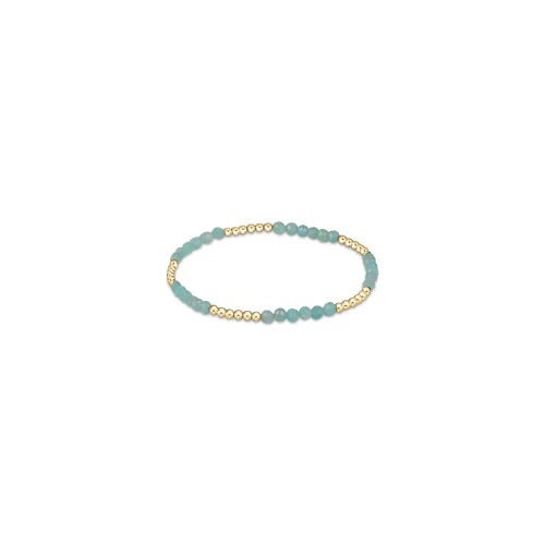 Enewton Blissful Pattern 2.5 mm Bead Bracelet -Amazonite