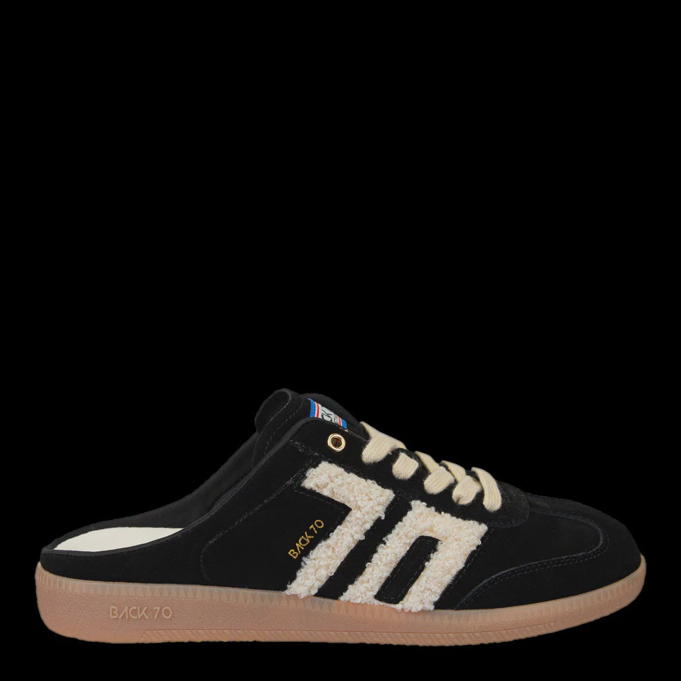 Back 70 EASTER in BLACK Backless Sneakers