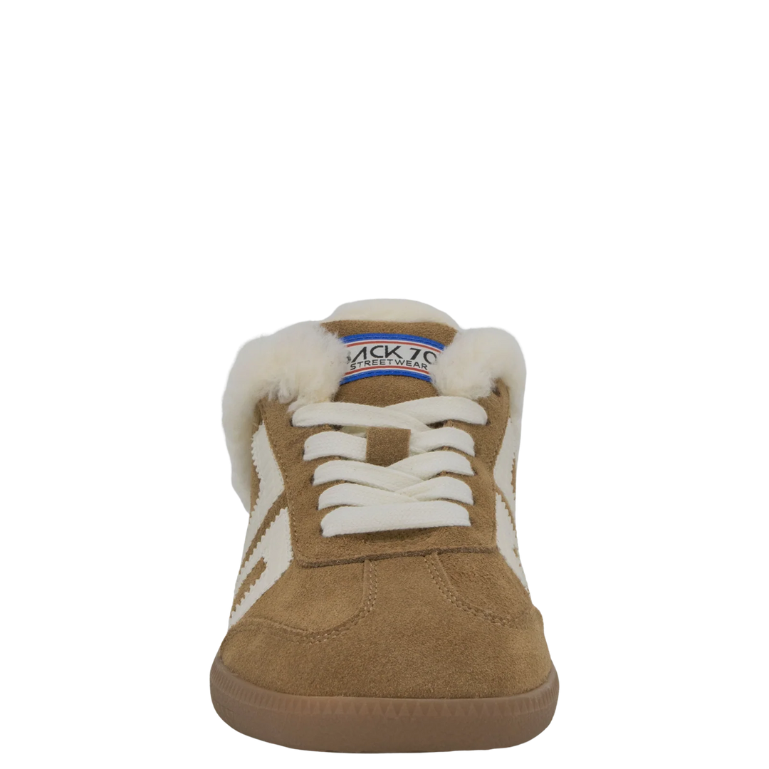 Back 70 EASTER FL Backless Sneakers in TOBACCO WHITE