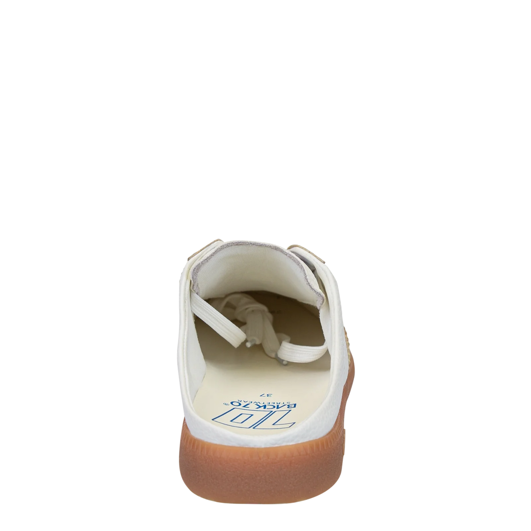 Back 70 EASTER Backless Sneakers in METALLIC GOLD