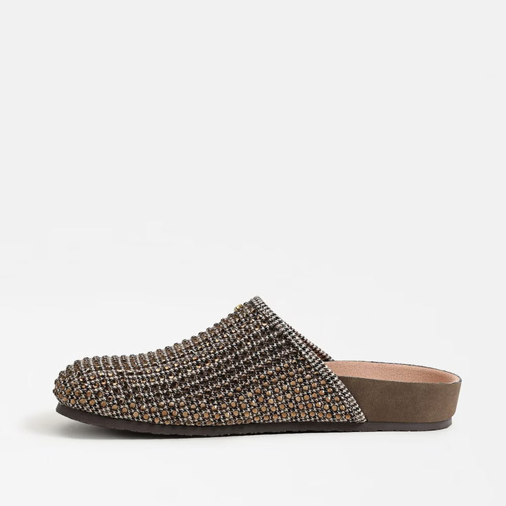 Circus NY by Sam Edelman Sabina Clog in Black Natural Multi Fabric