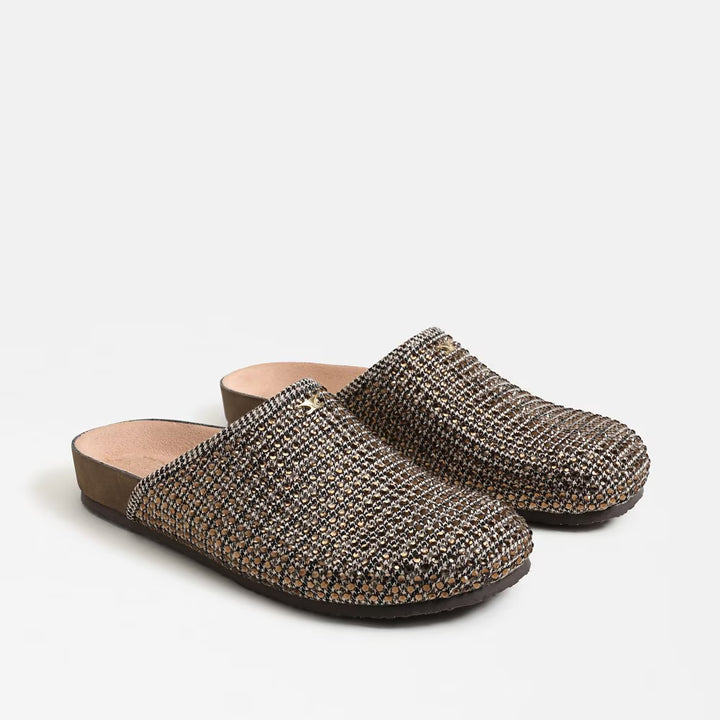 Circus NY by Sam Edelman Sabina Clog in Black Natural Multi Fabric