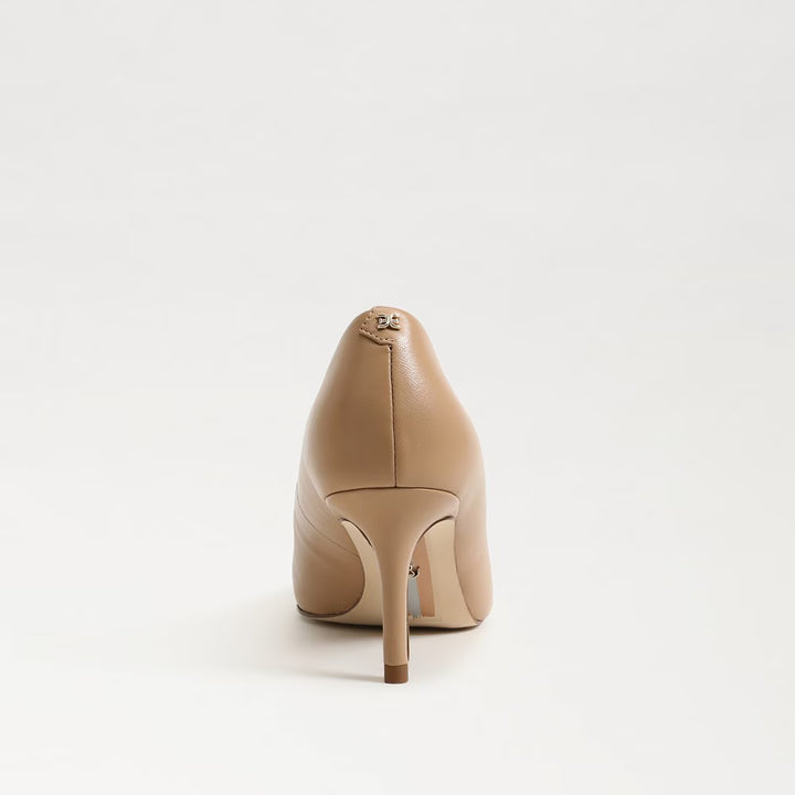 Sam Edelman Vienna Pointed Toe Pump in  French Sand Leather