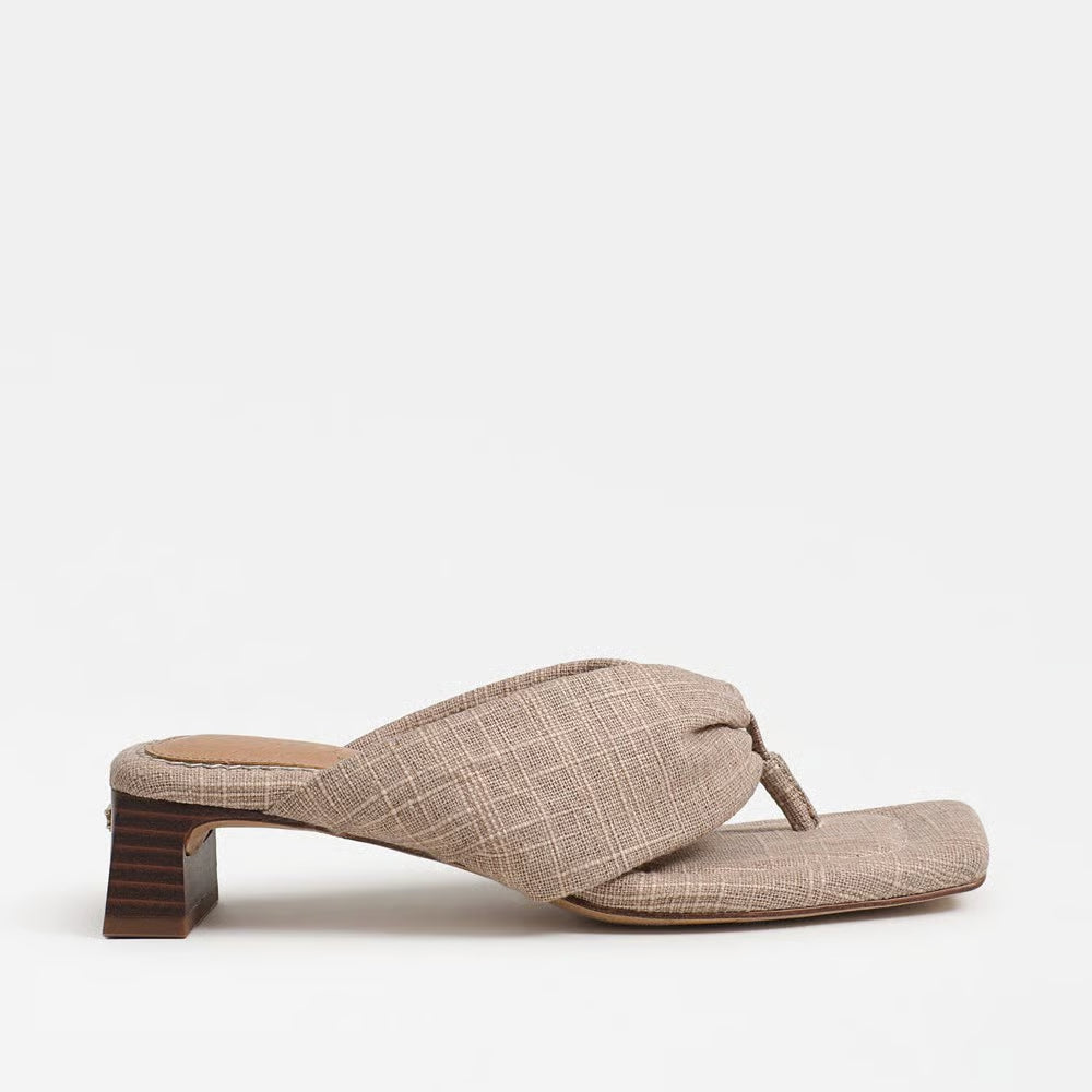 Circus NY by Sam Edelman  Colette Thong Sandal in Natural Gold Burlap
