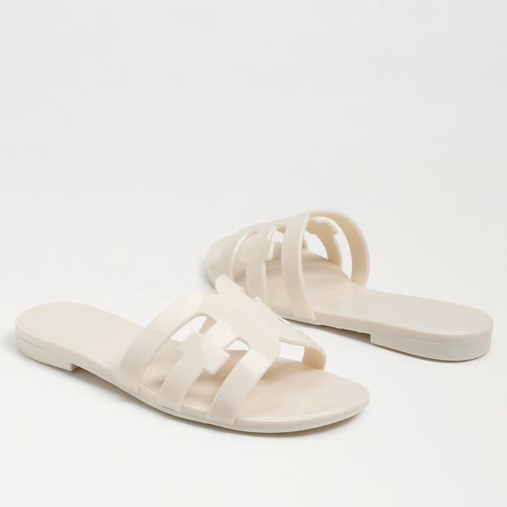 Sam Edelman Bay Jelly Slide Sandal in Ivory