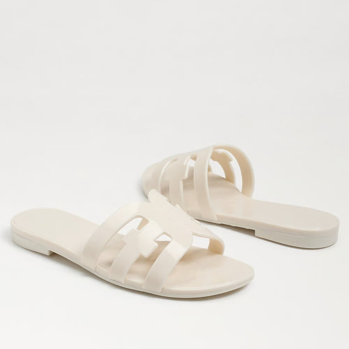 Sam Edelman Bay Jelly Slide Sandal in Ivory